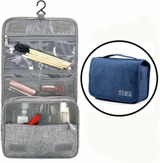 Promo ๐ Merkloos Decopatent® Ophangbare Toilettas Met Haak - Dames & Heren - Travel Bag Organizer - Waterdichte Reis Tas - Mannen & Vrouwen - Blauw ๐ 3 Promo ๐ Merkloos Decopatent® Ophangbare Toilettas Met Haak - Dames & Heren - Travel Bag Organizer - Waterdichte Reis Tas - Mannen & Vrouwen - Blauw ๐
