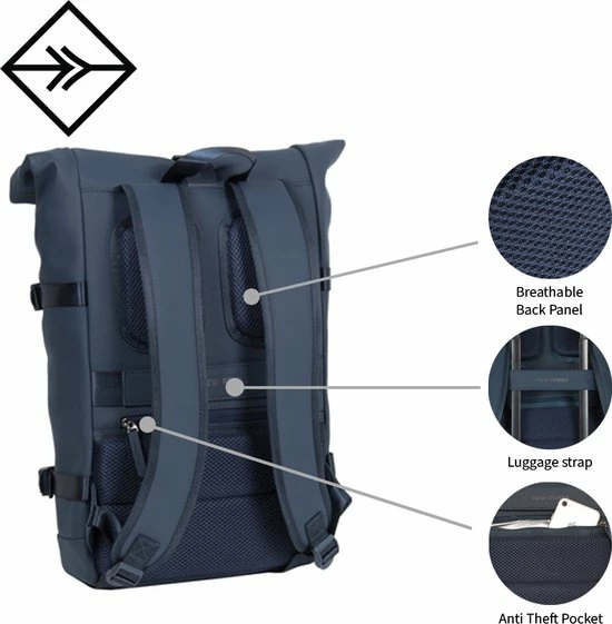 Top 10 ๐ New Rebels® William - Rugtas - Groen - Roll-top - 15.615141312108 - 16L - Rugzak / ๐ Backpack โญ 15 Top 10 ๐ New Rebels® William - Rugtas - Groen - Roll-top - 15.615141312108 - 16L - Rugzak / ๐ Backpack โญ - Afbeelding 13