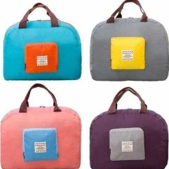 Uitgang 🔔 EaglePatent® Opvouwbare Draagbare Reistas - Handtas - Schoudertas - Weekendtas - Dames - Heren - Duffle Bag - Roze ❤️ -Samsonite Winkel 550x561 16