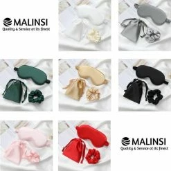Groothandel 😍 Malinsi Slaapmasker 3-in-1 Bijpassend Zakje En Scrunchie - Roze - Oogmasker - Vrouwen - Zijde - Slaapmaskers - Slaap - Cadeau Voor Haar - Sinterklaas & Kerst 😉 -Samsonite Winkel 550x561 2