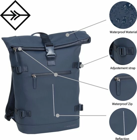 Top 10 ๐ New Rebels® William - Rugtas - Groen - Roll-top - 15.615141312108 - 16L - Rugzak / ๐ Backpack โญ 16 Top 10 ๐ New Rebels® William - Rugtas - Groen - Roll-top - 15.615141312108 - 16L - Rugzak / ๐ Backpack โญ - Afbeelding 14
