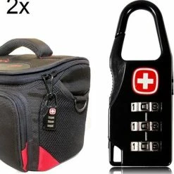 Coupon 😉 Merkloos 2x Kofferslot Bagageslotje Hangslot Met Cijferslot 🤩