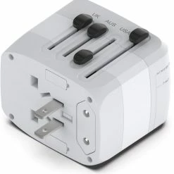 Flash-uitverkoop 🧨 Ar202 Universele Wereldstekker Met 4 USB-C En USB Poorten - Internationale Reisstekker Voor 150+ Landen - EU - Engeland (UK) - Amerika (USA) - Australië - Azië - Zuid Amerika - Reis Adapter - Wereld Stekker - Oplader – Wit 💯 -Samsonite Winkel 550x568 4