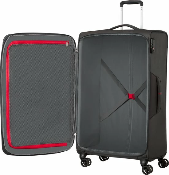 Flash-uitverkoop π American Tourister Reiskoffer - Crosstrack Spinner 79/29 Tsa Uitbreidbaar (Large) Grey/Red π 5 Flash-uitverkoop π American Tourister Reiskoffer - Crosstrack Spinner 79/29 Tsa Uitbreidbaar (Large) Grey/Red π - Afbeelding 3