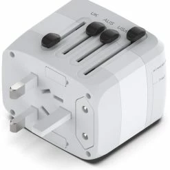 Flash-uitverkoop 🧨 Ar202 Universele Wereldstekker Met 4 USB-C En USB Poorten - Internationale Reisstekker Voor 150+ Landen - EU - Engeland (UK) - Amerika (USA) - Australië - Azië - Zuid Amerika - Reis Adapter - Wereld Stekker - Oplader – Wit 💯 -Samsonite Winkel 550x573 5