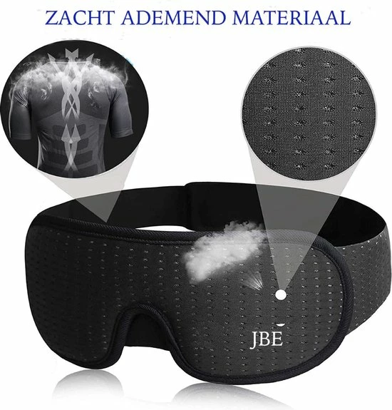 Beste deal π JBE Slaapmasker- Voor Mannen En Vrouwen - Traagschuim Oogmasker - Nachtmasker - 100% Verduisterend π 7 Beste deal π JBE Slaapmasker- Voor Mannen En Vrouwen - Traagschuim Oogmasker - Nachtmasker - 100% Verduisterend π - Afbeelding 5