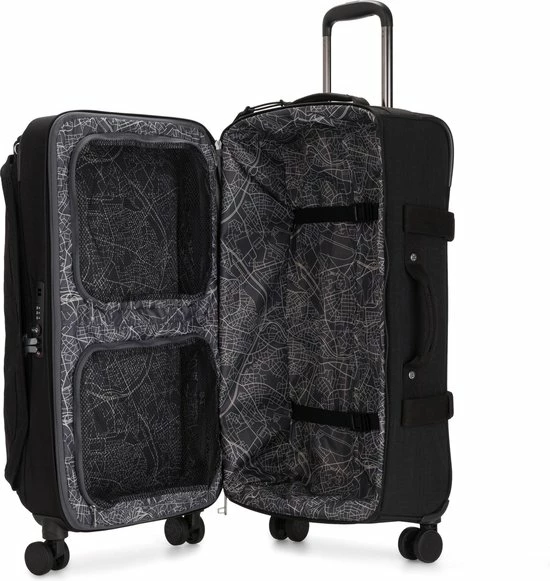 Hete verkoop β€οΈ Kipling Spontaneous M Reiskoffer - Black Noir 𧨠5 Hete verkoop β€οΈ Kipling Spontaneous M Reiskoffer - Black Noir 𧨠- Afbeelding 3
