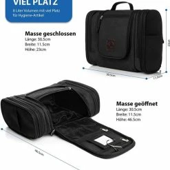 Beste Verkoop โ๏ธ Merkloos Toilettas Voor Heren EN Dames Zwart, LEEG , Ritsvak, Groot, Waterdicht, Voor Koffer, ๐ Handbagage , Toilettas Voor Op Reis ๐ 18 Beste Verkoop โ๏ธ Merkloos Toilettas Voor Heren EN Dames Zwart, LEEG , Ritsvak, Groot, Waterdicht, Voor Koffer, ๐ Handbagage , Toilettas Voor Op Reis ๐ -Samsonite Winkel 550x590 7