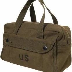 Beste deal 😍 Bellatio Legergroene US Tool Tas Klein 🌟