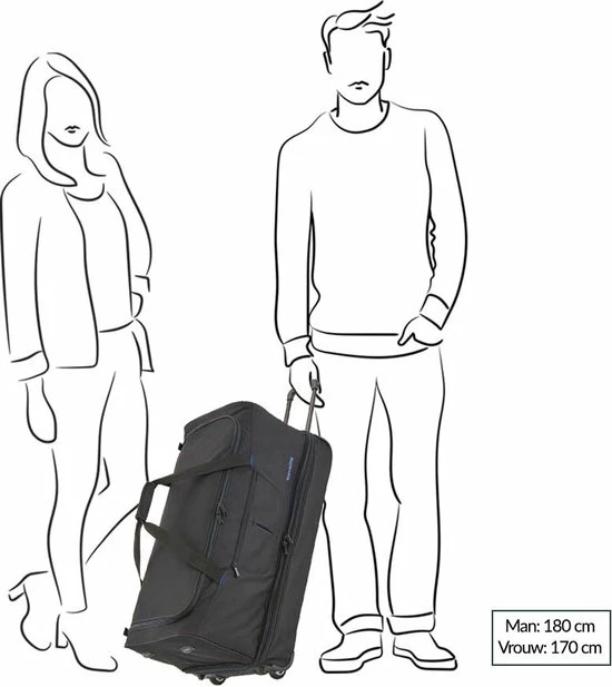 Korting ✨ Travelite Basics Wheeled Duffle 70cm Expandable Navy/Orange 👏 4 Korting ✨ Travelite Basics Wheeled Duffle 70cm Expandable Navy/Orange 👏 - Afbeelding 2