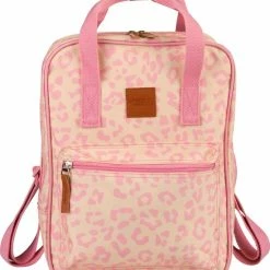 Groothandel 🎁 Princess Traveller Kids Collection - Rugzak - Luipaard - Roze 😉