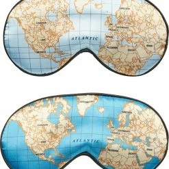 Beste recensies van ✔️ Kikkerland Slaapmasker - Wereldkaart Design - Te Gebruiken Voor Onderweg In Het Vliegtuig Of Auto - 20,6x10x0,6cm ❤️