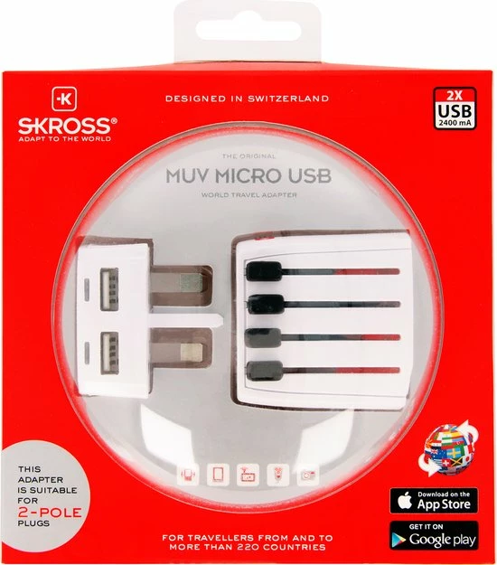 Beste recensies van β Skross - Pro Light Wereld Reisadapter & USB - Zwitserse Kwaliteit - Input Voltage 100V- 250V π 3 Beste recensies van β Skross - Pro Light Wereld Reisadapter & USB - Zwitserse Kwaliteit - Input Voltage 100V- 250V π