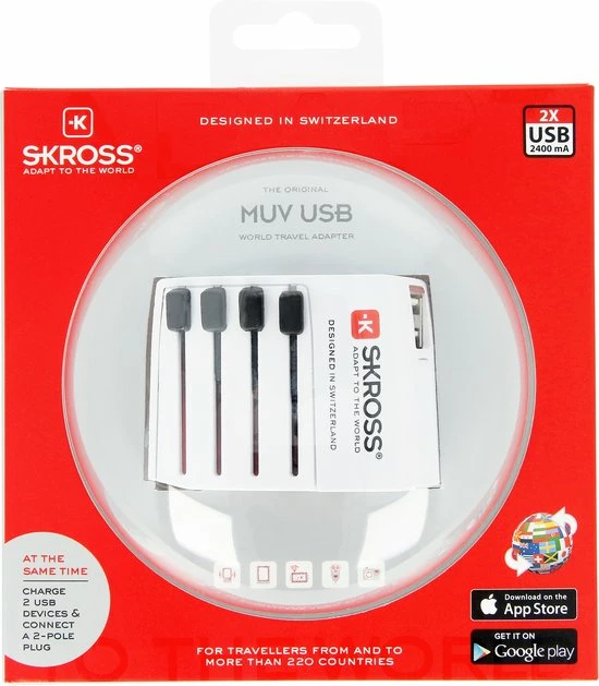 Beste recensies van β Skross - Pro Light Wereld Reisadapter & USB - Zwitserse Kwaliteit - Input Voltage 100V- 250V π 6 Beste recensies van β Skross - Pro Light Wereld Reisadapter & USB - Zwitserse Kwaliteit - Input Voltage 100V- 250V π - Afbeelding 4