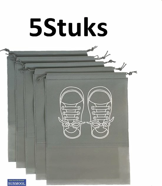 Beste Pirce β SUNMOOL Schoenenzak - Schoenentas - Schoenenzakken - Reis & Opberg Tas Voor Schoenen & Kleding - Waterafstotende Organizer Zak - Grijs - 36 X 27cm - 5Stuks π€© 7 Beste Pirce β SUNMOOL Schoenenzak - Schoenentas - Schoenenzakken - Reis & Opberg Tas Voor Schoenen & Kleding - Waterafstotende Organizer Zak - Grijs - 36 X 27cm - 5Stuks π€© - Afbeelding 5