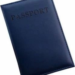 Goedkoop 👍 SBVR (Donker) Blauwe Paspoort Protector - Beschermhoes - Paspoorthouder - Cover - Mapje 😉