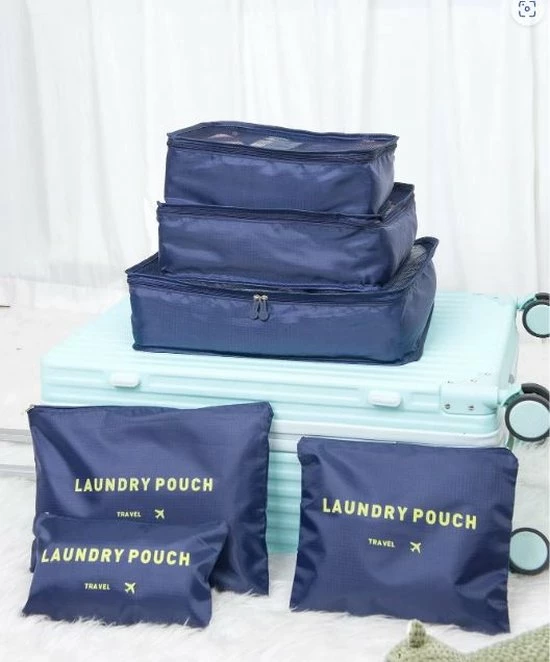 Korting π Jealie Packing Cubes 6-delig - Kleding Organiser Set - Opbergzakken - Reis Zakken - Inpak Kubussen - π Backpack - Reizen - Blauw π₯° 5 Korting π Jealie Packing Cubes 6-delig - Kleding Organiser Set - Opbergzakken - Reis Zakken - Inpak Kubussen - π Backpack - Reizen - Blauw π₯° - Afbeelding 3