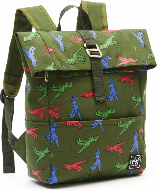 Beste deal ⭐ YLX Travel Gear YLX Original Rugzak Voor Kinderen - Rugzak - Rugzak Jongens - Rugzak Kind - Schooltas -Leger Groen Met Dinosaurussen. Gemaakt Van Gerecyclede Plastic Flessen. Eco-vriendelijk. Rugzak - Schooltas - Meisje - Jongen - Dino's - Basisschool 🤩 4 Beste deal ⭐ YLX Travel Gear YLX Original Rugzak Voor Kinderen - Rugzak - Rugzak Jongens - Rugzak Kind - Schooltas -Leger Groen Met Dinosaurussen. Gemaakt Van Gerecyclede Plastic Flessen. Eco-vriendelijk. Rugzak - Schooltas - Meisje - Jongen - Dino's - Basisschool 🤩 - Afbeelding 2
