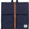Beste Pirce ✔️ Herschel City Mid-Volume - Peacoat/Tan / Prachtige Rugzak Met 1 Magnetische Sluiting, Intern Opbergvak En 14L Opbergruimte / Met Levenslange Fabrieksgarantie / Limited Lifetime Warranty / Blauw 🛒