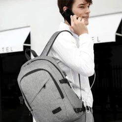 Nieuw ⭐ Kono Rugzak - Laptoptas 15 6 Inch - Rugtas Voor Mannen/Vrouwen - Schooltas Met USB Poort- Tas Voor School, Werk En Reizen - Blauw (E6715 NY) 👍 -Samsonite Winkel 550x694