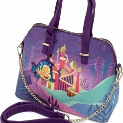 Coupon ❤️ Loungefly LF DISNEY ARIEL CASTLE COLLECTION CROSSBODY BAG 🤩