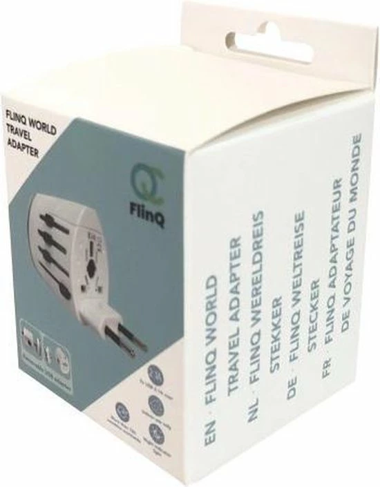 Promo ๐ FlinQ Wereldreisstekker - Stopcontact Buitenland - Reisadapter EU/UK/US/AUS/AFR - Universeel โญ 15 Promo ๐ FlinQ Wereldreisstekker - Stopcontact Buitenland - Reisadapter EU/UK/US/AUS/AFR - Universeel โญ - Afbeelding 13