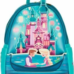 Flash-uitverkoop 😍 Loungefly Rapunzel - ( TANGLED ) - PRINCESS CASTLE - MINI 🎒 BACKPACK - DISNEY 🎉