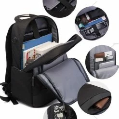 Gloednieuw ✔️ Pro-Care Rugtas/Backpack Antidiefstal - Waterproof Oxford Fabric - 2 USB Aansluiting - Tot 15.6inch Laptop - Extra Ventilatie - Voor Werk, School Of Reizen - Heren/Dames Met Rits - Zwart ⭐ -Samsonite Winkel 550x717 3