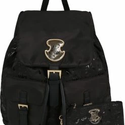 Korting 😀 Zwarte HOGWHARTS Harry Potter-rugzak Met Zakken 🔥