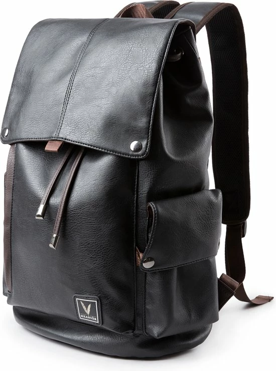 Goedkoop ๐ Heanvèr HEANVÈR Classic Vintage Rugzak - Rugtas - 15.6 Inch Laptop Tas - Waterdicht - Zwart โญ 11 Goedkoop ๐ Heanvèr HEANVÈR Classic Vintage Rugzak - Rugtas - 15.6 Inch Laptop Tas - Waterdicht - Zwart โญ - Afbeelding 9