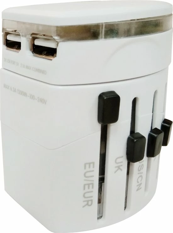 Promo ๐ FlinQ Wereldreisstekker - Stopcontact Buitenland - Reisadapter EU/UK/US/AUS/AFR - Universeel โญ 4 Promo ๐ FlinQ Wereldreisstekker - Stopcontact Buitenland - Reisadapter EU/UK/US/AUS/AFR - Universeel โญ - Afbeelding 2