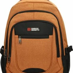 Uitgang 🔥 Enrico Benetti Hamburg 62125 Laptoprugzak Met 17" Laptopvak - Roest 🧨