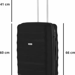 Beste deal 🎉 CarryOn Porter ® Reiskoffer - 66cm Trolley Met TSA-slot - OKOBAN Registratie - Zwart ⌛ -Samsonite Winkel 550x745 1