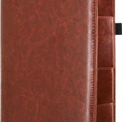 Goedkoop 🌟 GoodlineNL Goodline® - Reispapieren Hoesje / A5 Reisdocumenten Mapje / Organizer - R4 - Donkerbruin 😍