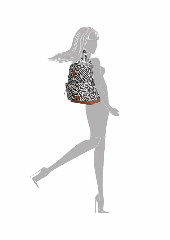 Gloednieuw β€οΈ Enrico Benetti Londen 46121 Laptoprugzak Met 14" Laptopvak - Zebra Print π 4 Gloednieuw β€οΈ Enrico Benetti Londen 46121 Laptoprugzak Met 14" Laptopvak - Zebra Print π - Afbeelding 2