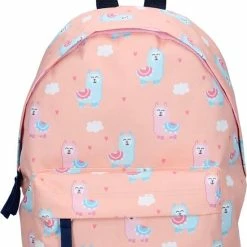 Aanbiedingen ✨ Prêt Rugzak Alpaca Junior 8 Liter Polyester Zalmroze 👍