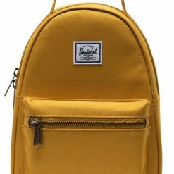 Nieuw 😀 Herschel Nova Mini - Arrowwood / Vrouwelijke Rugzak Met Dubbele Handvaten; Met 9L Opbergruimte En Intern Opbervak / Met Levenslange Fabrieksgarantie / Limited Lifetime Warranty / Geel 🎁