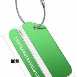 Gloednieuw π Aluminium Bagagelabel Groen – Kofferlabel – Aluminium Bagagelabel Voor Koffer En Bagage – Reislabel – 2 Stuks – Groen - Thousandtravelmiles π 11 Gloednieuw π Aluminium Bagagelabel Groen – Kofferlabel – Aluminium Bagagelabel Voor Koffer En Bagage – Reislabel – 2 Stuks – Groen - Thousandtravelmiles π -Samsonite Winkel 550x798 4
