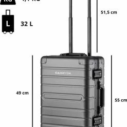 Beste deal π₯° CarryOn ULD π Handbagage - Luxe Aluminium Trolley 55cm - Dubbel TSA Slot - Dubbele Wielen - Grijs β€οΈ 14 Beste deal π₯° CarryOn ULD π Handbagage - Luxe Aluminium Trolley 55cm - Dubbel TSA Slot - Dubbele Wielen - Grijs β€οΈ -Samsonite Winkel 550x798 7