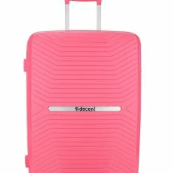 Coupon ✔️ Decent CROSS-ONE PP Trolley 76 Cm - 94 Liter - TSA Slot - Pink 💯