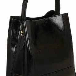 Beste recensies van ✨ Zwarte Lederen Shopper Tas Met Scharnierend KAZAR Slot 🥰