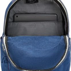 Promo 🧨 Kipling SEOUL S Rugzak 14L - Admiral Blue Block ⭐ -Samsonite Winkel 550x815 1